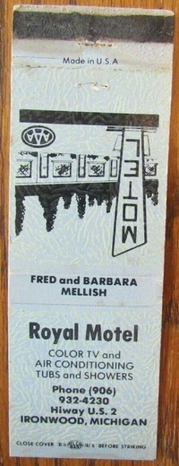 Royal Motel - Matchbook (newer photo)